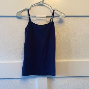 Navy blue tank top girls
